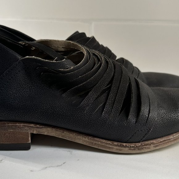 Free People Lost Valley Black Ankle Boots Women - Picture 3 of 7